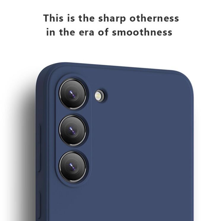 Защитный чехол X-LEVEL Delicate Silicone для Samsung Galaxy S23 Plus (S916) - Dark Blue: фото 2 из 6