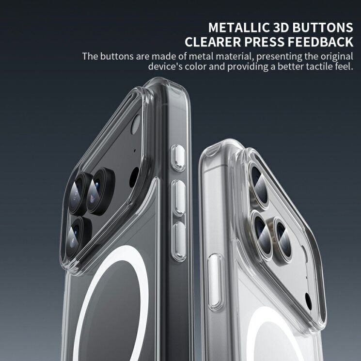 Защитный чехол ZGA Crystal Mag Fusion для Apple iPhone 18 Pro - Transparent: фото 9 из 10