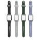 Захисний комплект IMAK Watch Strap + Case для Apple Watch 42 mm - Dark Green (251866DG). Фото 14 з 14