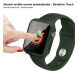 Захисний комплект IMAK Watch Strap + Case для Apple Watch 42 mm - Dark Green (251866DG). Фото 11 з 14