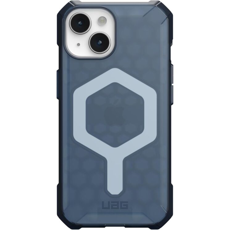 Защитный чехол URBAN ARMOR GEAR Essential Armor MagSafe для iPhone 15 (1142881F4151) - Cloud Blue: фото 1 из 6