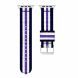 Ремешок UniCase Nylon для Apple Watch 42 (Series 10) / 41 / 40 / SE 40 / 38 - Blue / White / Purple (236202I). Фото 4 из 10