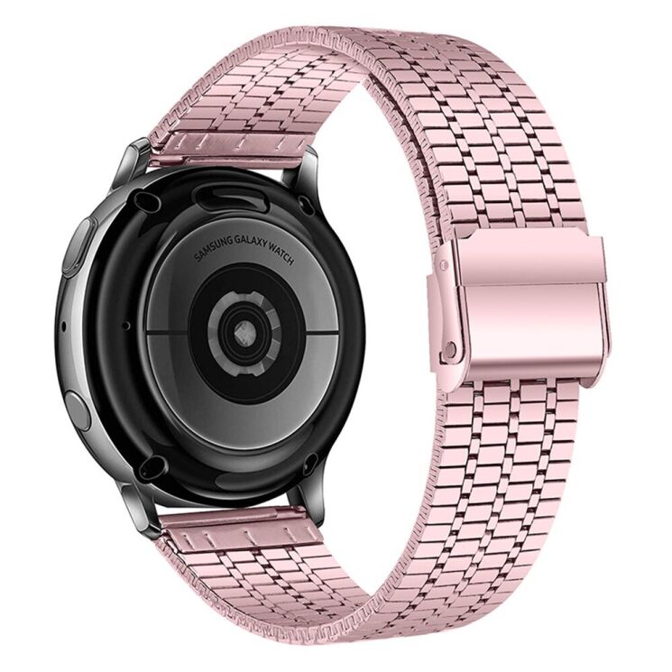 Ремінець UniCase Space Stainless Steel для годинників з шириною кріплення 20 мм - Pink: фото 1 з 8