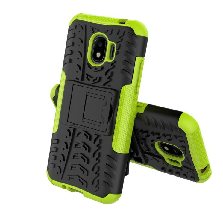 Защитный чехол UniCase Hybrid X для Samsung Galaxy J2 2018 (J250) - Green: фото 2 из 3