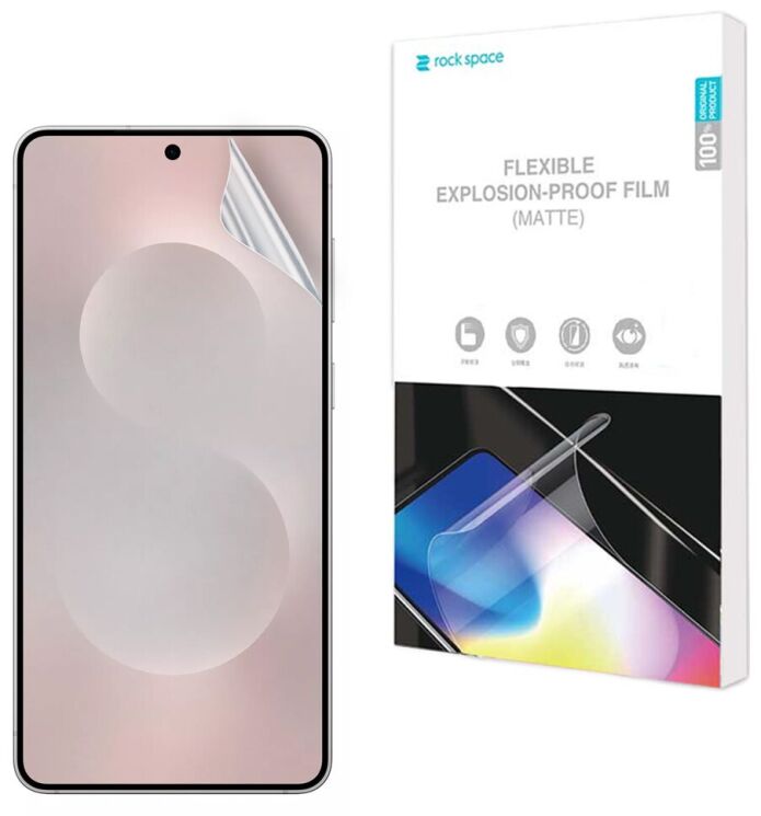 Антиблікова плівка на екран RockSpace Explosion-Proof Matte для Samsung Galaxy S25 Edge (S937): фото 1 з 8