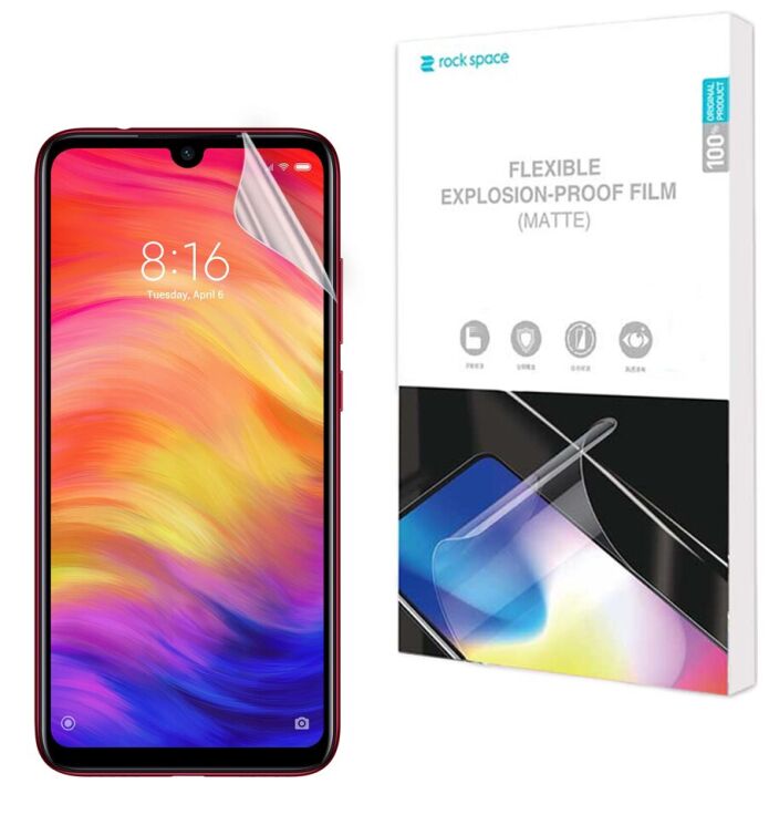Антиблікова плівка на екран RockSpace Explosion-Proof Matte для Xiaomi Redmi Note 7 / Note 7 Pro: фото 1 з 9