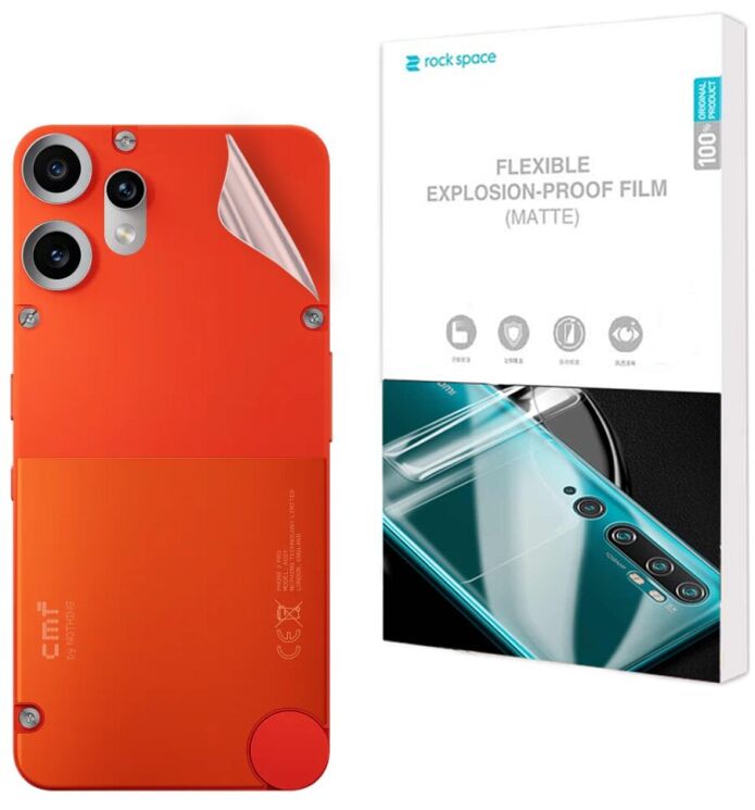Антиблікова плівка на задню панель RockSpace Explosion-Proof Matte для Nothing CMF Phone 2 Pro: фото 1 з 9