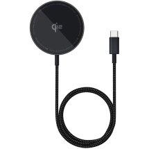 Беспроводное зарядное устройство Baseus Simple Mini 4 Air (15W) P10278200111-00 - Black: фото 1 из 20