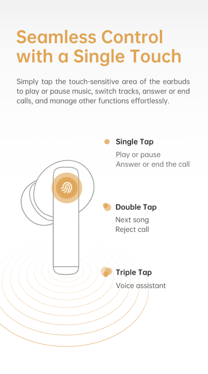 Бездротові навушники Black Shark T18 (BS-T18) - Black: фото 17 з 19