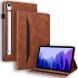 Чехол Deexe Business Style для Samsung Galaxy Tab S9 FE / Tab S10 Lite / Tab S10 FE - Brown (338937Z). Фото 1 з 13