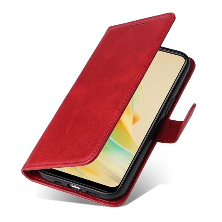 Чехол Deexe Classic Wallet для OPPO Reno 8T - Red: фото 5 из 10