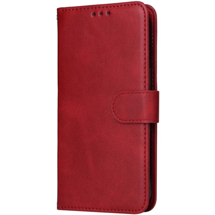 Чехол Deexe Classic Wallet для OPPO Reno 8T - Red: фото 6 из 10