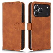 Чехол Deexe Classic Wallet для TECNO Spark 50 - Brown: фото 1 из 6