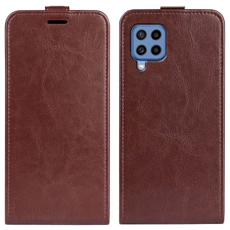 Чехол Deexe Flip Case для Samsung Galaxy M22 (M225) / A22 (A225) - Brown: фото 1 из 7