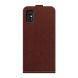 Чехол Deexe Flip Case для ZTE Blade V2020 Smart - Brown (277600Z). Фото 3 из 11