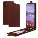 Чехол Deexe Flip Case для ZTE Blade V2020 Smart - Brown (277600Z). Фото 8 из 11