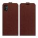 Чехол Deexe Flip Case для ZTE Blade V2020 Smart - Brown (277600Z). Фото 1 из 11