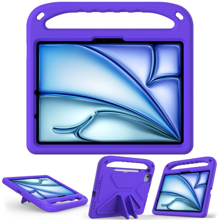 Чехол Deexe KickStand Cover для Apple iPad Pro 11 (2024) / Air 11 (2024) - Purple: фото 3 из 7