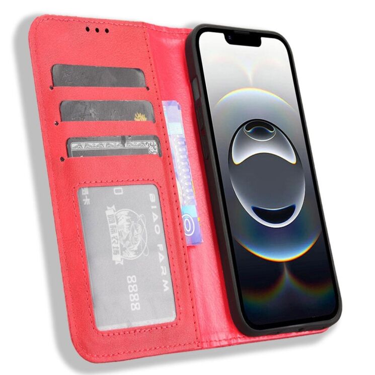 Чохол Deexe Retro Style для Apple iPhone 16e - Red: фото 2 з 7