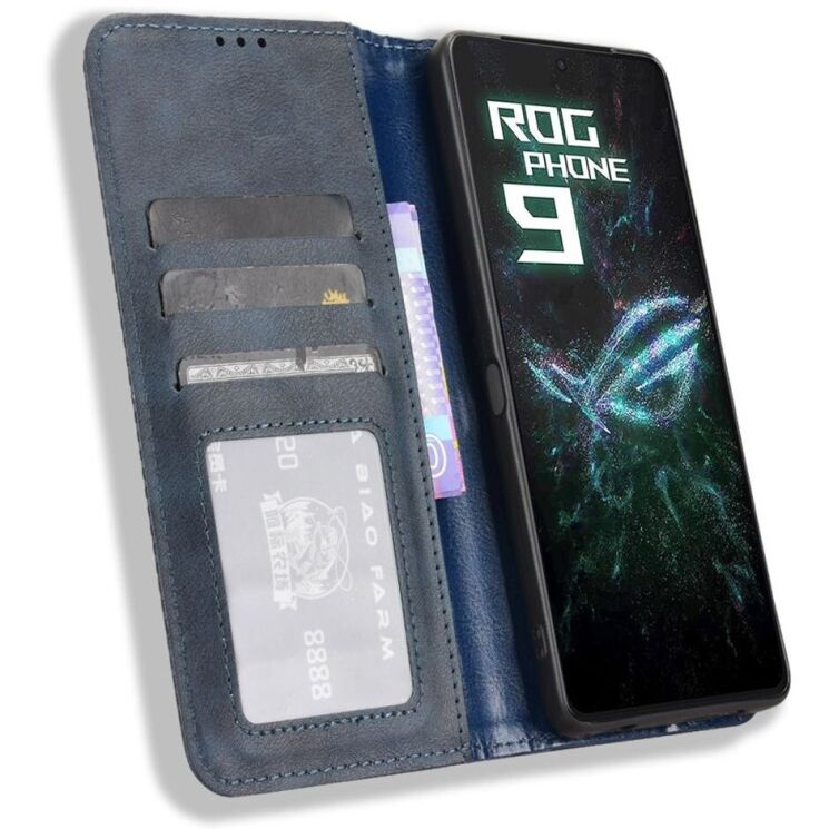 Чехол Deexe Retro Style для ASUS ROG Phone 9 / 9 Pro - Blue: фото 3 из 7