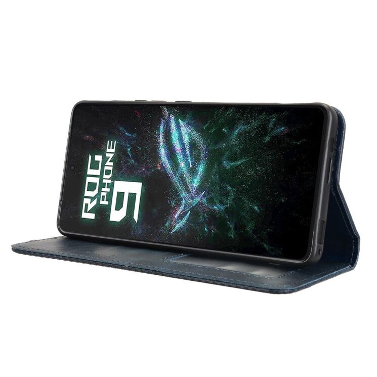 Чехол Deexe Retro Style для ASUS ROG Phone 9 / 9 Pro - Blue: фото 4 из 7