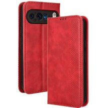 Чехол Deexe Retro Style для Google Pixel 9 Pro - Red: фото 1 из 7