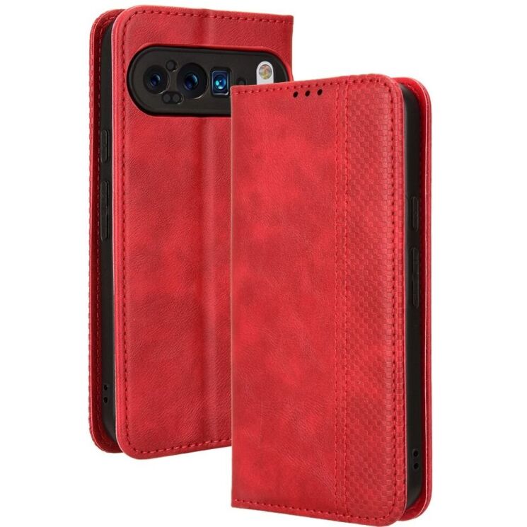 Чехол Deexe Retro Style для Google Pixel 9 Pro - Red: фото 1 из 7
