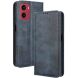 Чехол Deexe Retro Style для Motorola Moto G05 / Moto E15 - Blue (372703L). Фото 1 из 7