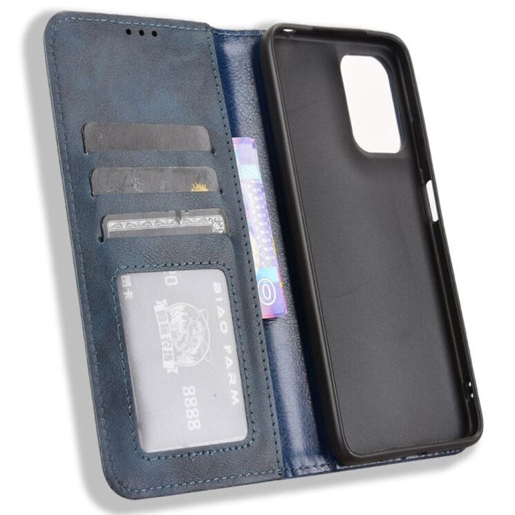 Чехол Deexe Retro Style для Motorola Moto G05 / Moto E15 - Blue: фото 4 из 7