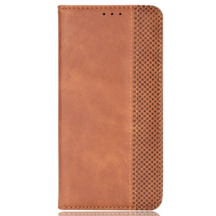 Чехол Deexe Retro Style для Nokia C21 - Brown: фото 2 из 10