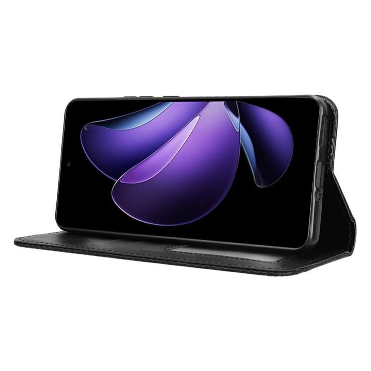 Чехол Deexe Retro Style для OPPO Reno 13 F/FS 5G - Black: фото 4 из 7