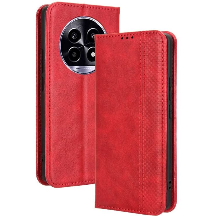 Чехол Deexe Retro Style для Realme 13 Pro / 13 Pro Plus - Red: фото 1 из 7