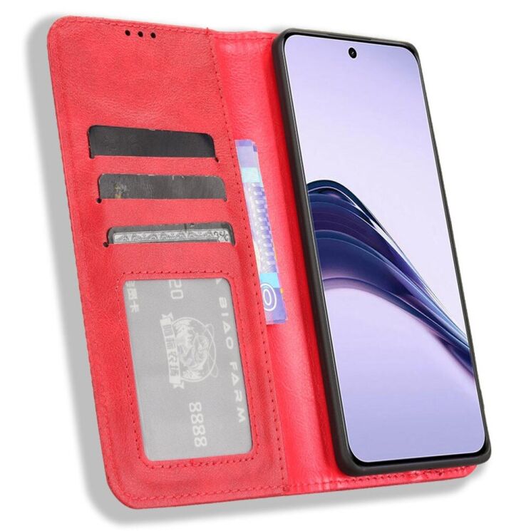 Чехол Deexe Retro Style для Realme 13 Pro / 13 Pro Plus - Red: фото 2 из 7