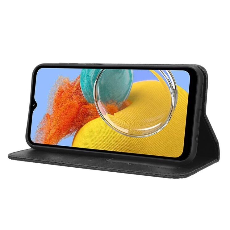 Чохол Deexe Retro Style для Samsung Galaxy M14 (M146) - Black: фото 3 з 8
