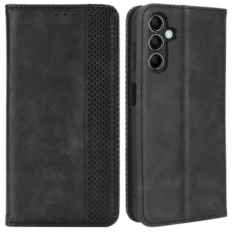 Чохол Deexe Retro Style для Samsung Galaxy M14 (M146) - Black: фото 1 з 8