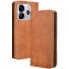 Чехол Deexe Retro Style для Xiaomi Redmi Note 14 5G - Brown (373405Z). Фото 1 из 7