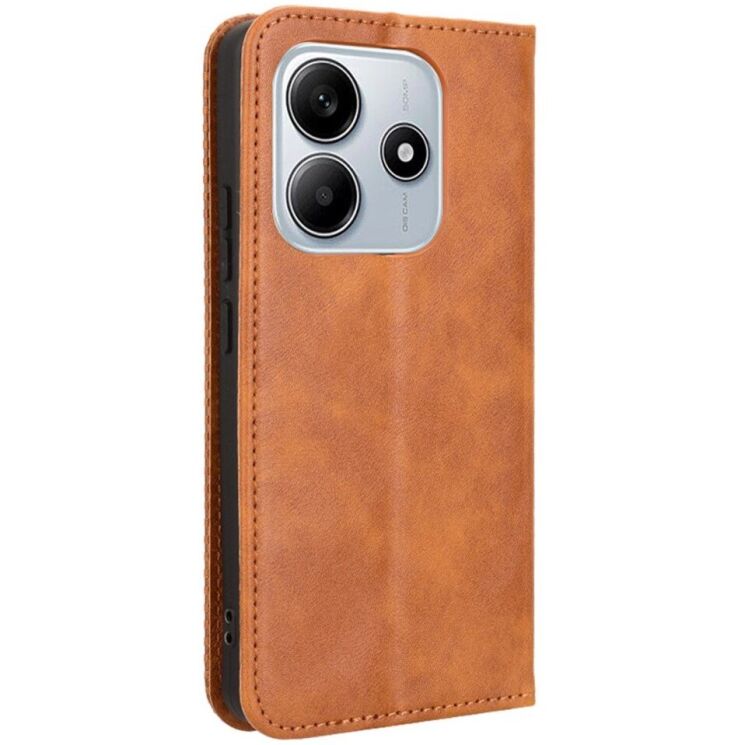 Чехол Deexe Retro Style для Xiaomi Redmi Note 14 5G - Brown: фото 3 из 7