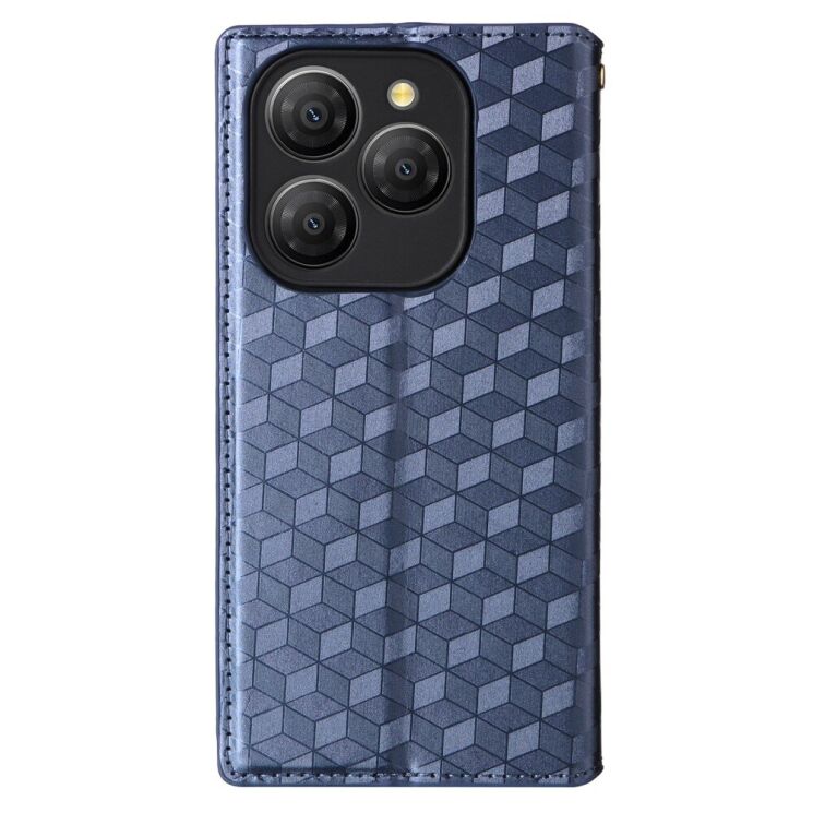 Чехол Deexe Rhombus Book для Blackview Shark 9 - Blue: фото 8 из 10