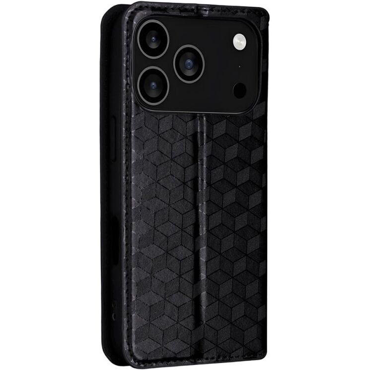 Чохол Deexe Rhombus Book для iPhone 18 Pro / 17 Pro - Black (423620B) Чохол Deexe Rhombus Book для iPhone 18 Pro / 17 Pro - Black: фото 8 з 10