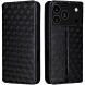 Чохол Deexe Rhombus Book для iPhone 18 Pro / 17 Pro - Black (423620B). Фото 1 з 10