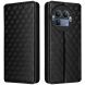 Чехол Deexe Rhombus Book для Realme GT 8 Pro - Black (404900B). Фото 1 з 8
