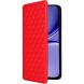 Чехол Deexe Rhombus Book для Xiaomi Poco X8 Pro - Red (409002R). Фото 6 из 9