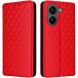 Чехол Deexe Rhombus Book для Xiaomi Poco X8 Pro - Red (409002R). Фото 1 из 9
