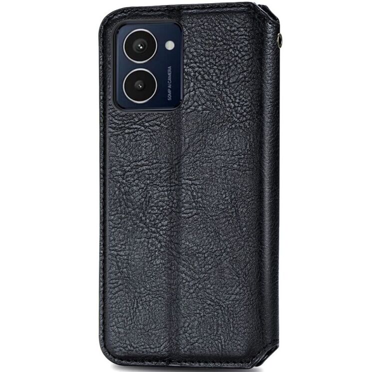 Чехол Deexe Rhombus Wallet для HMD Pulse Pro - Black: фото 4 из 6