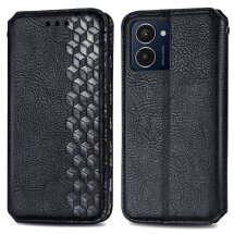 Чехол Deexe Rhombus Wallet для HMD Pulse Pro - Black: фото 1 из 6
