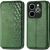 Чехол Deexe Rhombus Wallet для Infinix Hot 40i - Green: фото 1 из 6