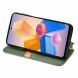 Чехол Deexe Rhombus Wallet для Infinix Hot 40i - Green (345022G). Фото 3 из 6