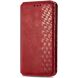 Чехол Deexe Rhombus Wallet для Samsung Galaxy S26 FE - Red (412727R). Фото 4 из 6