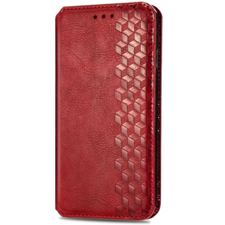 Чехол Deexe Rhombus Wallet для Xiaomi 14T Pro - Red: фото 4 из 9