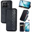 Чехол Deexe Rhombus Wallet для Xiaomi 17T - Black (408822B)